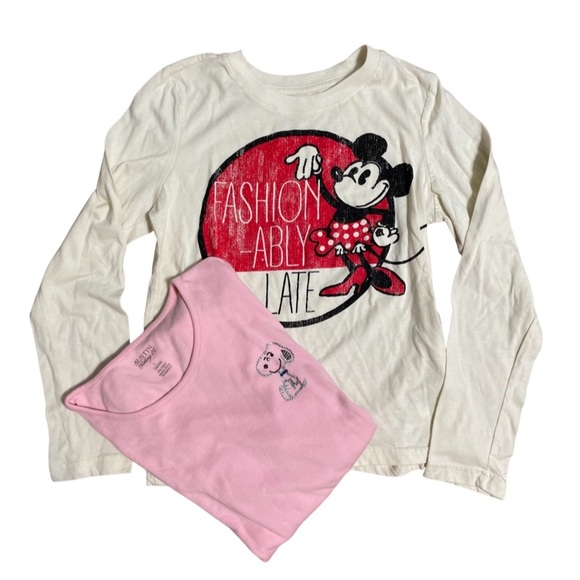 Disney Other - BUNDLE OF TWO LONG SLEEVE T-SHIRTS